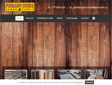 Tablet Screenshot of podlaharstvi-tvrdik.cz